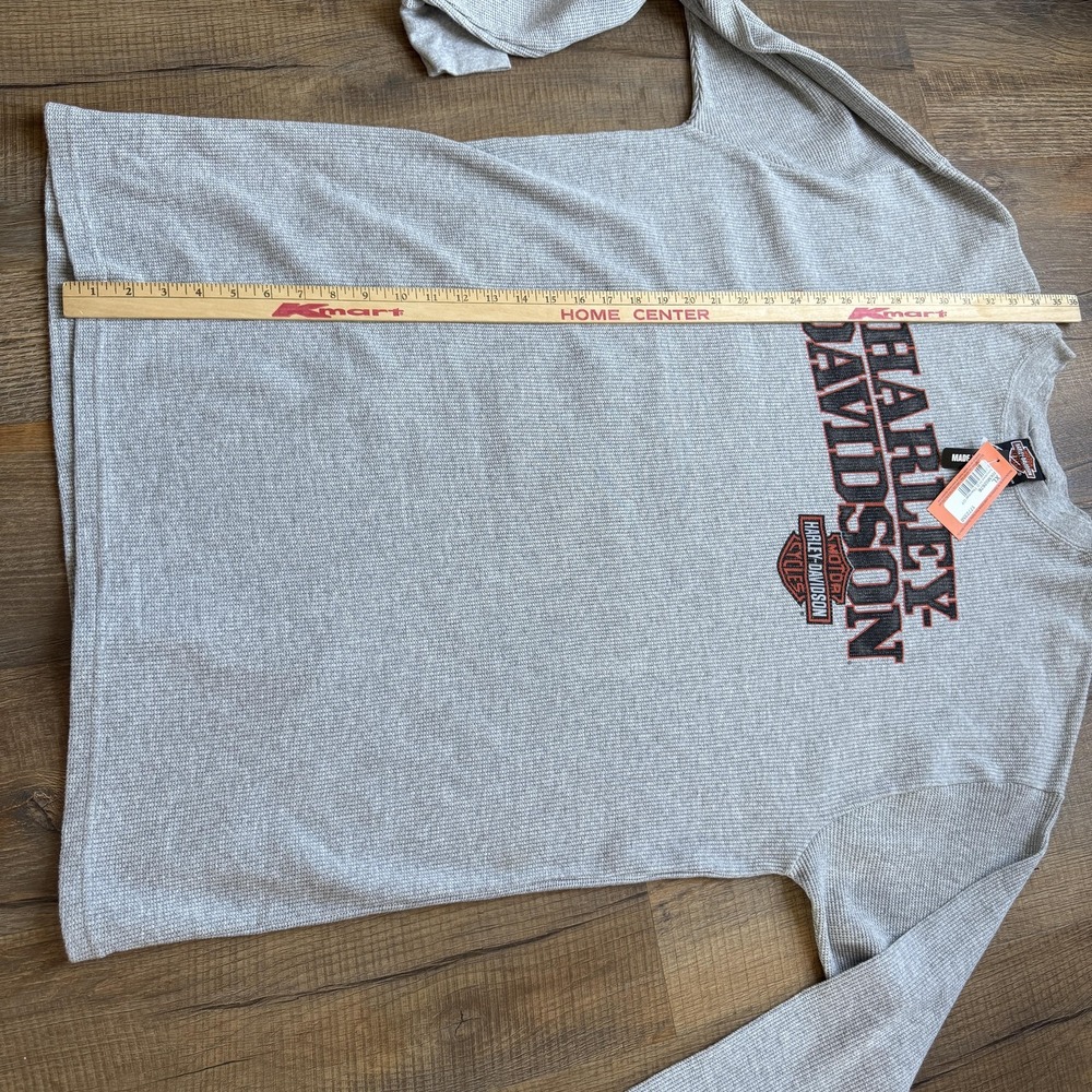 Harley-Davidson Shirt Mens XL NWT Smoky Mtn Thermal Biker USA Made Motorcycle - Picture 10 of 12